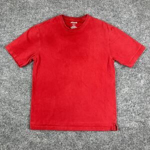 Duluth Trading Co T-Shirt Mens Size Small Red Longtail Cotton Workwear Tee